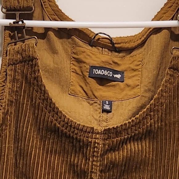 Toad&Co Brown Corduroy Jumper Womens Size Small - Picture 5 of 9